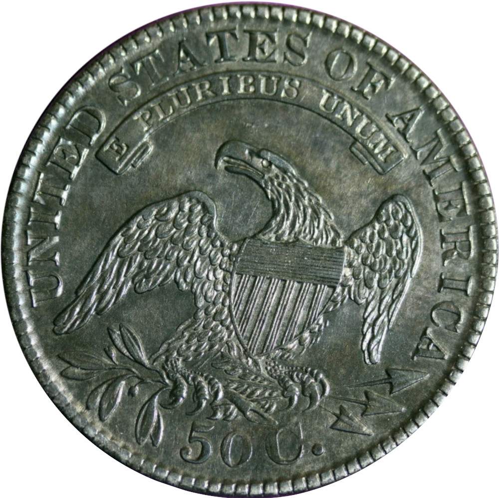1829/7-50c-Capped-Bust-Half-Dollar-O-101